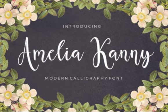 Amelia Kanny Font: A Handwritten Typeface for Branding