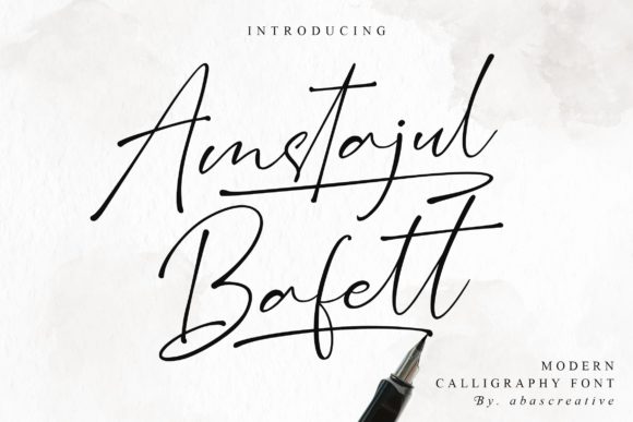 Amstajul Bafett: The Script Font That Elevates Campaign Design
