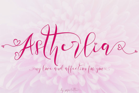 Astherlia: The Handwritten Font That Elevates Your Brand