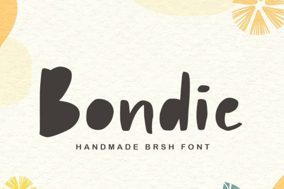 Bondie: The Playful Handwritten Font for Small Business Branding