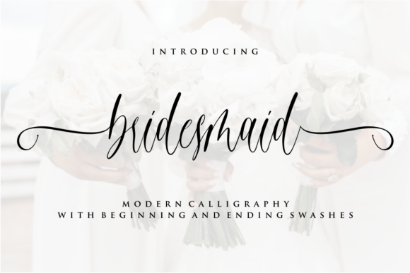 Bridesmaid Font: A Handwritten Typeface for Makers