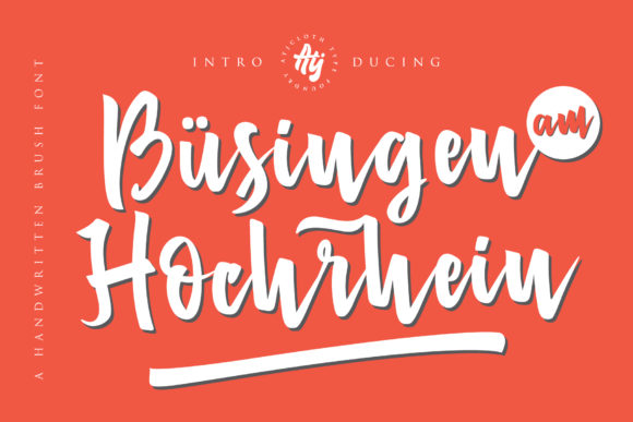 Busingen Am Hochrhein: The Perfect Handwritten Font for Crafters