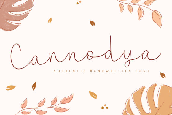 Cannodya: A Delicate Script Font for Modern Web Design