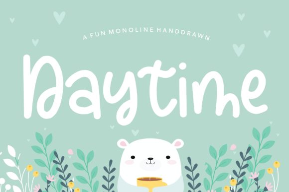 Daytime Font: A Handwritten Typeface for Small Business Branding