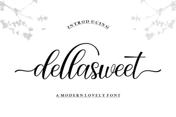 Dellasweet: A Charming Script Font for Handmade Brands