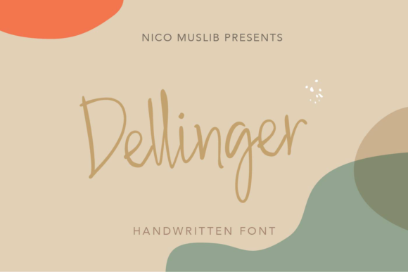 Dellinger Font: A Handwritten Typeface for Makers