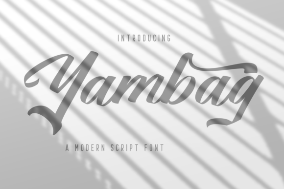 Elevate Editorial Design with the Yambag Typeface