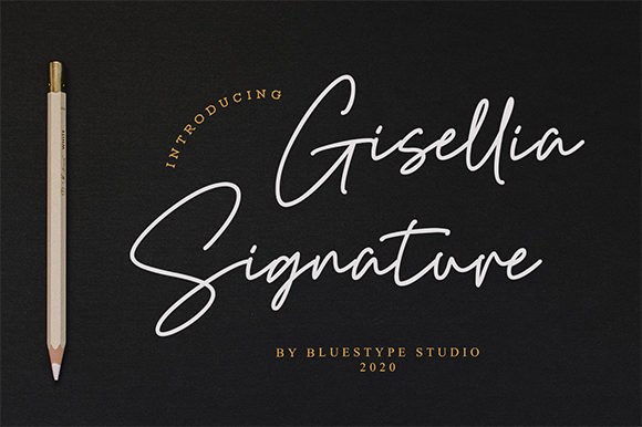 Gisellia Signature: A Modern Typeface for Digital Branding