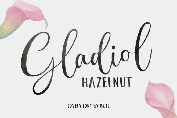 Gladiol: A Flowing Handwritten Typeface for Editorial Design