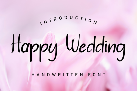 Happy Wedding Font: The Perfect Script for Crafters