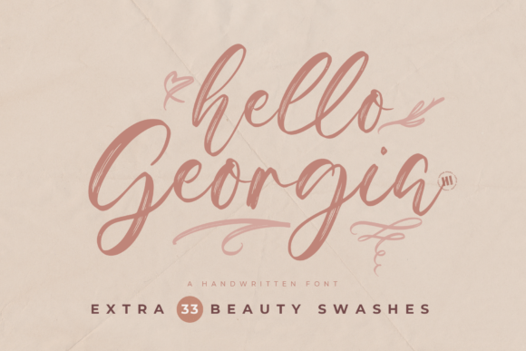 Hello Georgia: The Elegant Script Font for Campaigns