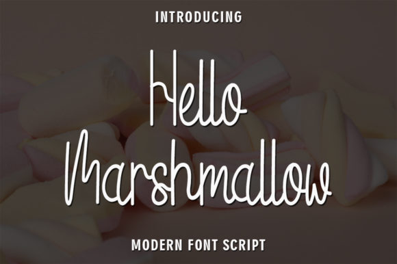 Hello Marshmallow: A Handwritten Typeface for Editorial Design