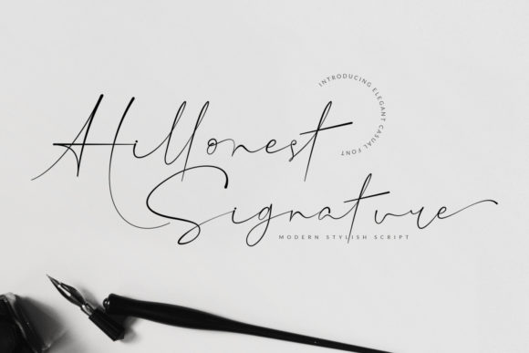 Hillonest Signature: A Luxury Typeface for Small Business Branding