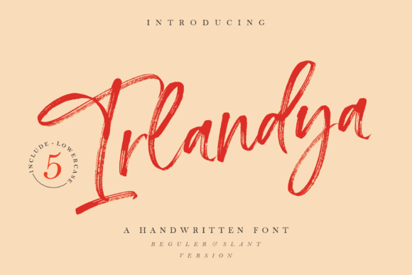 Irlandya: A Modern Handwritten Font for Web Design