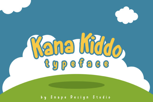 Kana Kiddo: A Handwritten Typeface for Playful Editorial Design