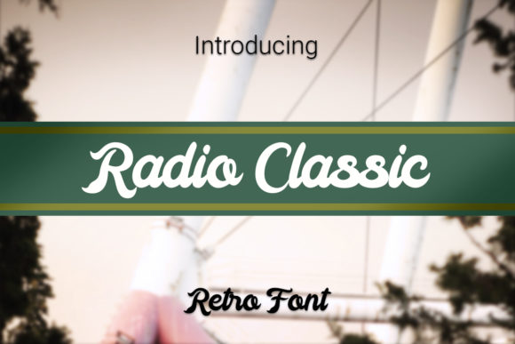 Radio Classic Font Review: A Retro Script for Branding