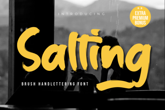 Salting: A Natural Script Typeface for Editorial Design