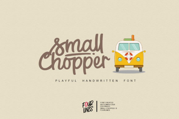 Small Chopper: A Bold Script for Modern Branding