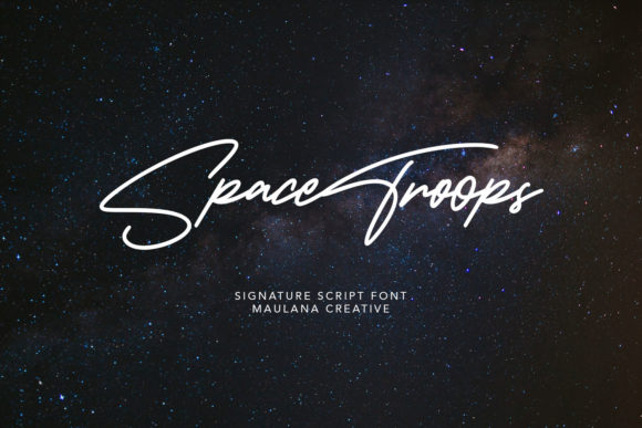 Space Troops: The Handwritten Font for Scroll-Stopping Marketing