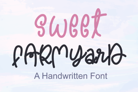 Sweet Farmyard: A Quirky Handwritten Font for Unique Branding
