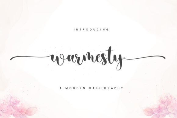 Warmesty: The Calligraphy Font That Elevates Your Brand
